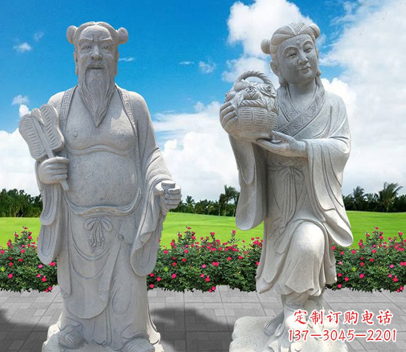 泉州青石八仙过海石雕永久保存您心中的传统宗族魅力