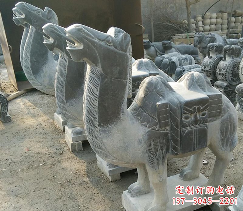 泉州青石骆驼雕,把动物活灵活现