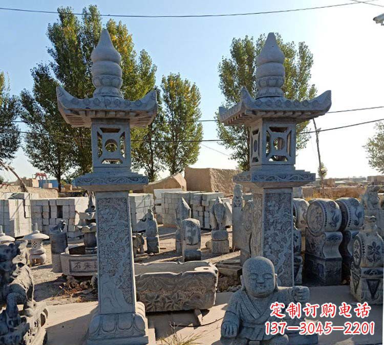 泉州青石仿古石灯