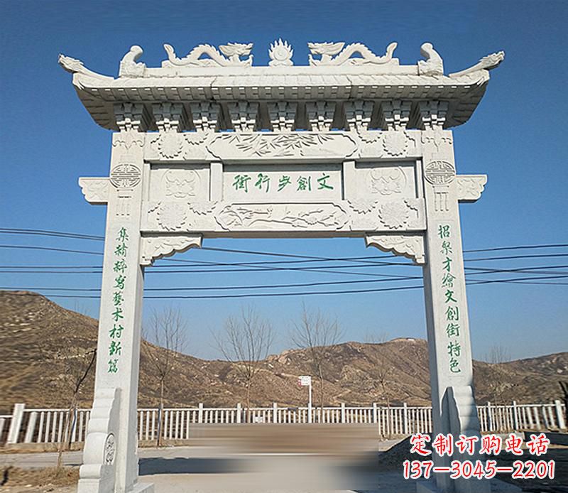 泉州精良的青石牌坊雕塑