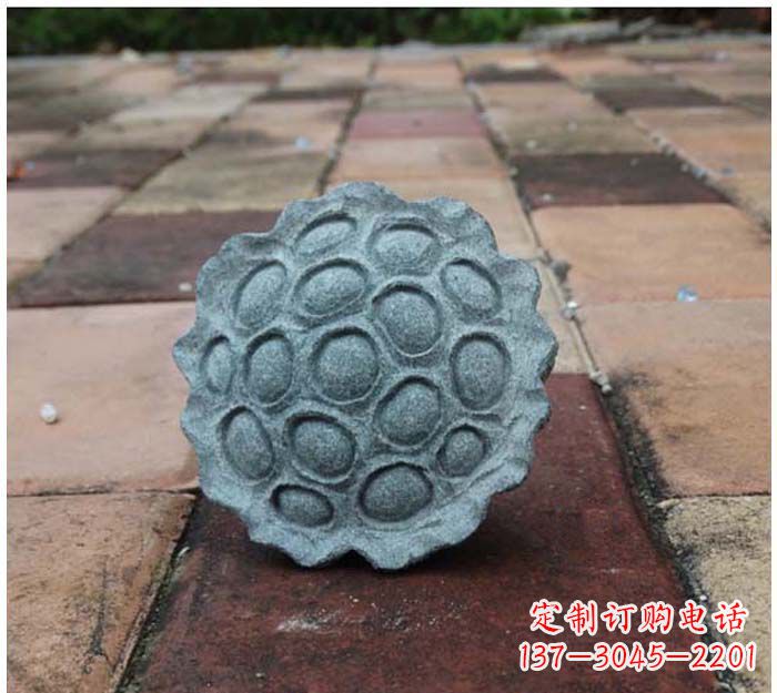 泉州青石莲蓬公园景观雕塑,给城市添彩