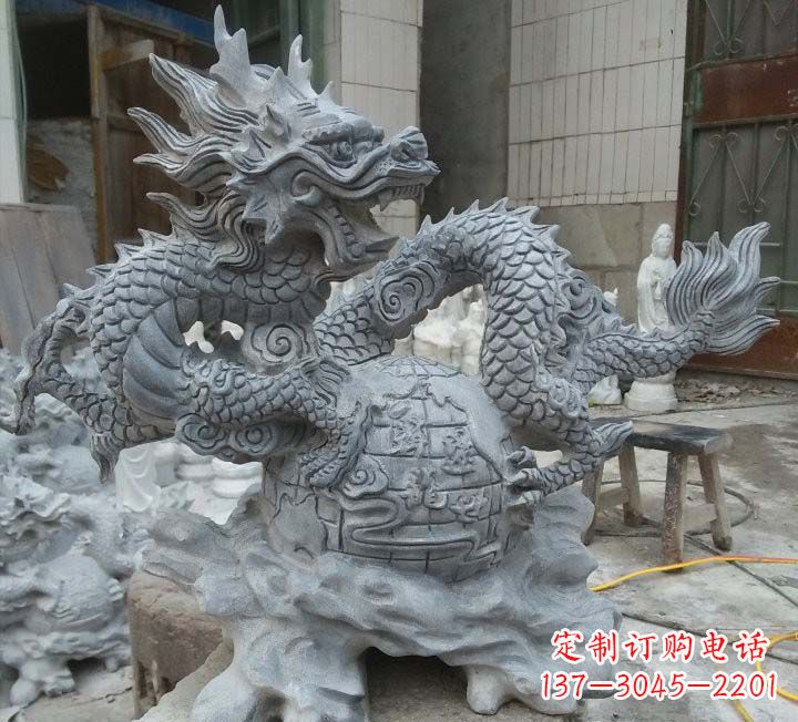 泉州传统文化的艺术品——青石龙雕塑