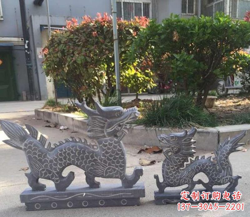 泉州青石雕刻母子龙是由中领雕塑工厂家生产的一…