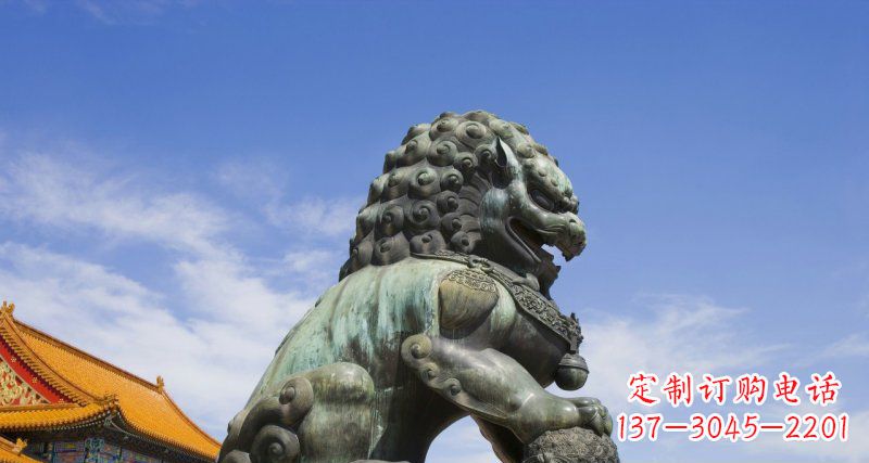 泉州青铜故宫狮铜狮子雕塑
