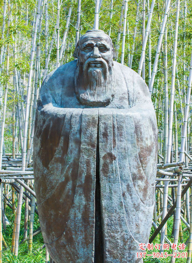 泉州青铜孔子人像雕塑，真实还原历史智慧精神
