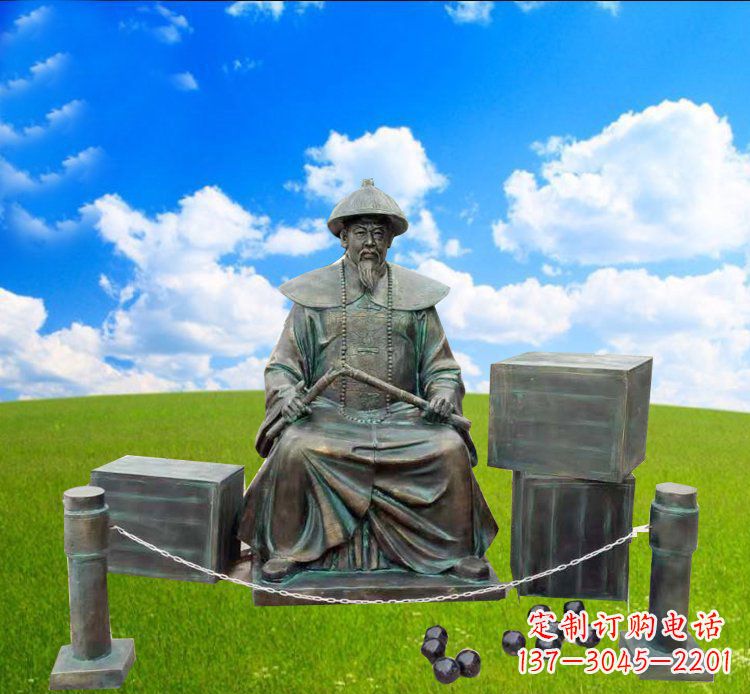泉州青铜雕刻的传奇——林则徐铜雕