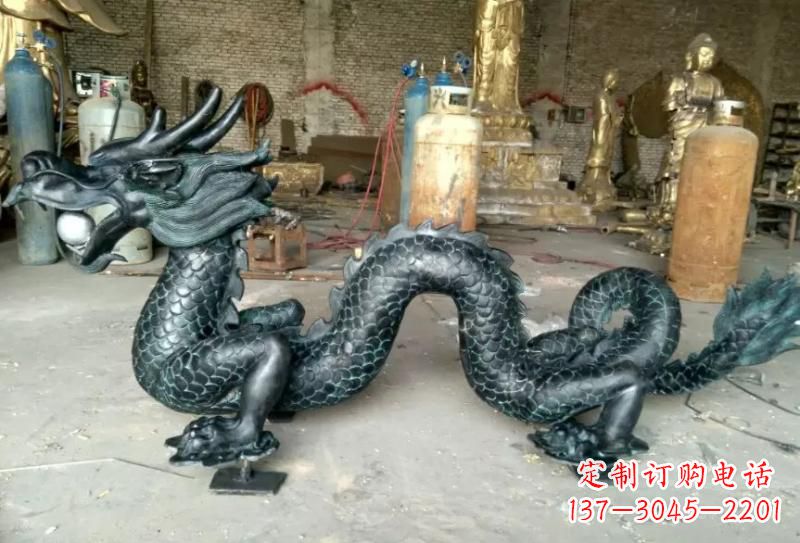 泉州青铜龙戏珠专业装饰艺术雕塑