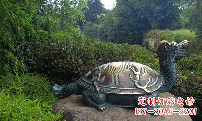 泉州融合经典的青铜龙雕塑