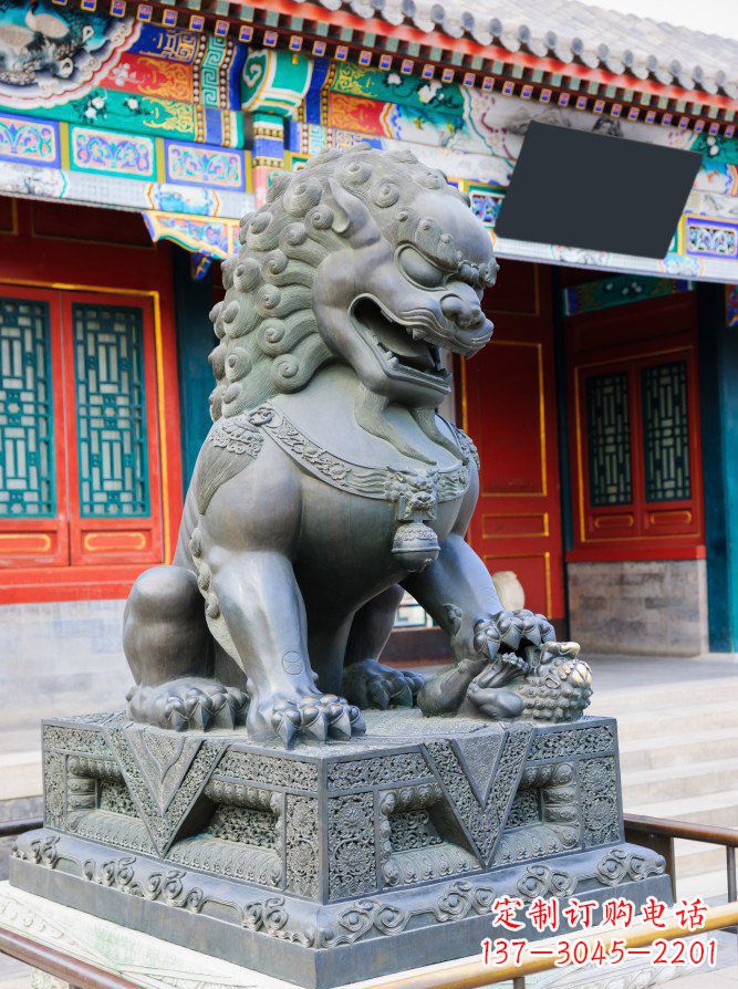 泉州青铜狮子雕塑,精美北京狮雕塑