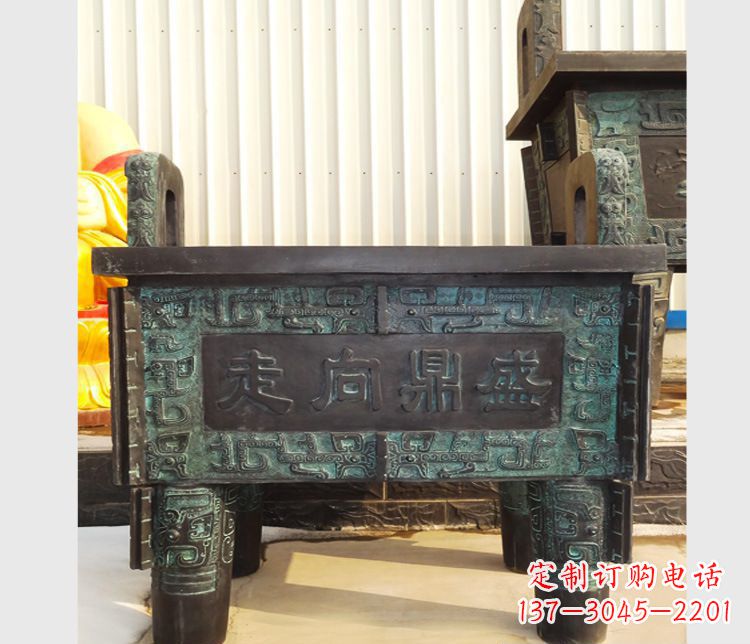 泉州青铜香炉雕塑,传承中国文化