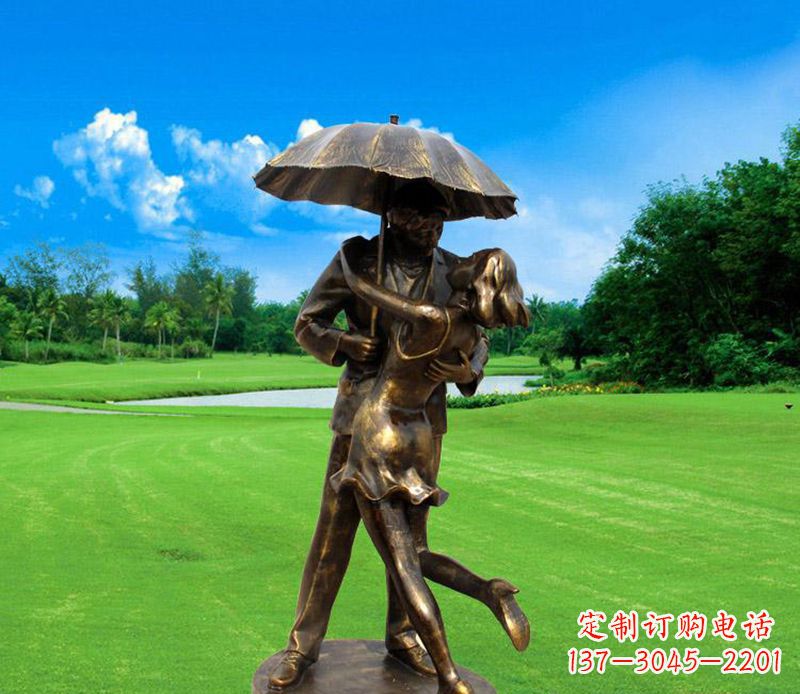 泉州中领雕塑-专业制作情侣公园景观雕塑