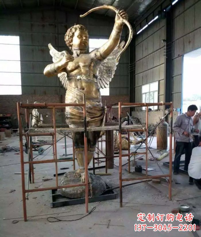 泉州尊贵的丘比特铜雕塑