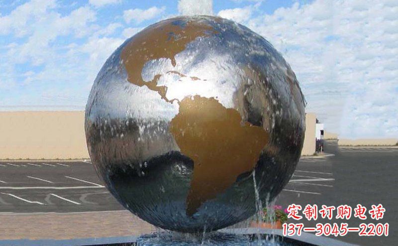 泉州精细不锈钢地球雕塑,让您的家居更有文艺范