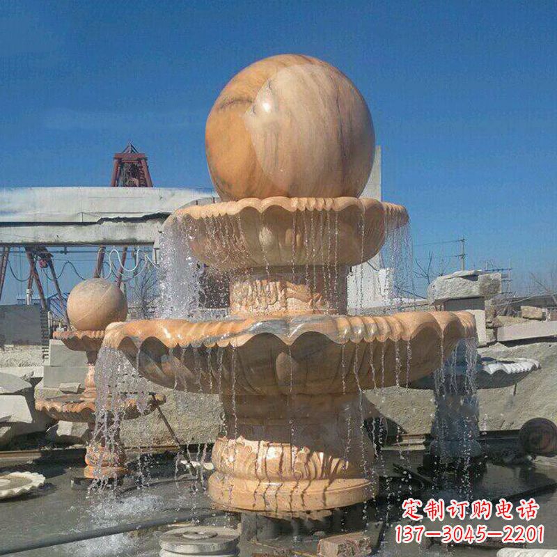 泉州曲阳石雕风水球喷泉:给你家的空间带来最好的祝福