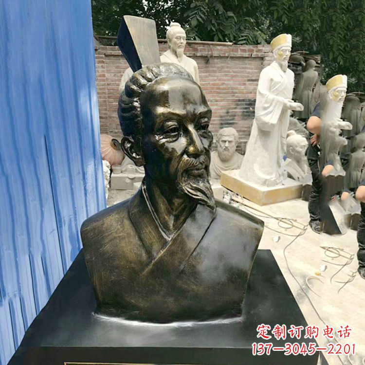 泉州屈原雕塑仿铜头像,让您享受美好的艺术之美