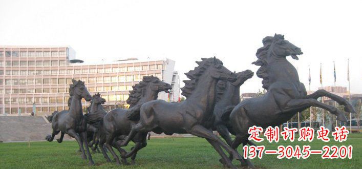 泉州群马公园动物铜雕,让艺术描绘你的故事