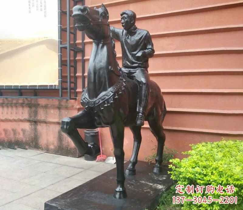 泉州独一无二的骑马雕塑
