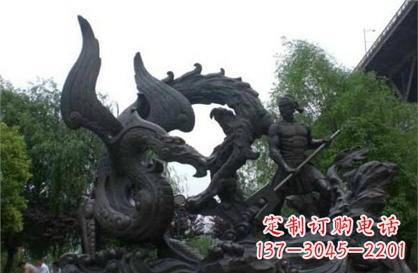 泉州赛龙舟铜雕