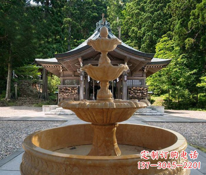 泉州三层喷泉公园石雕