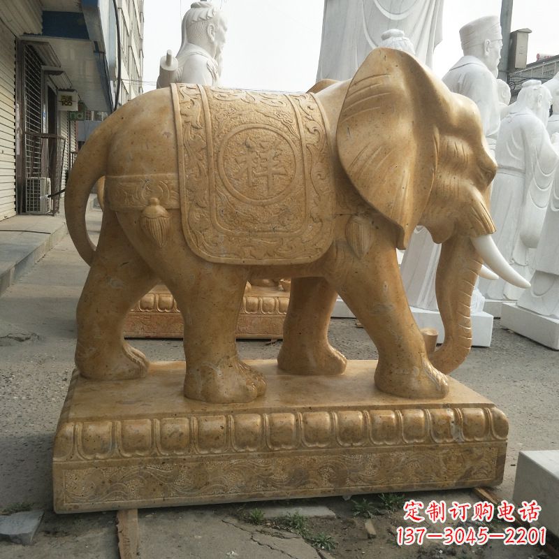 泉州中领雕塑定制精美大象雕塑
