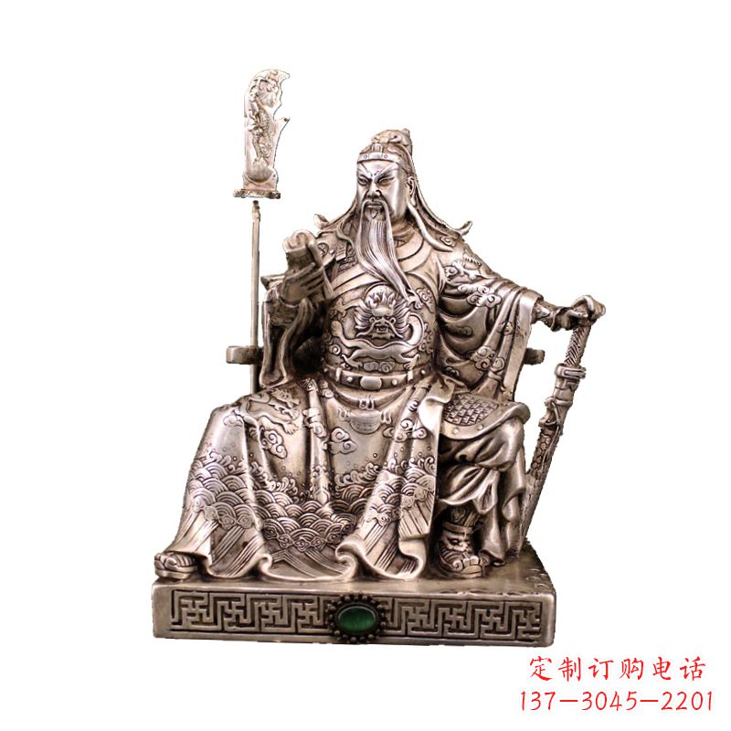 泉州体现英雄风范的关公雕塑