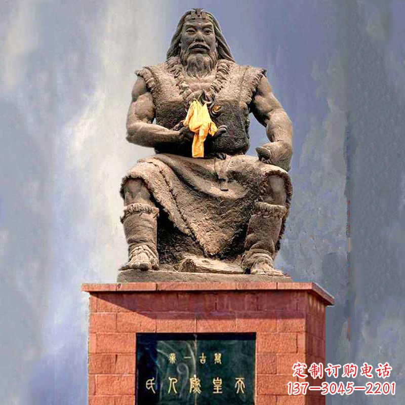 泉州三皇五帝之天皇燧人氏雕塑中领雕塑三皇五帝…