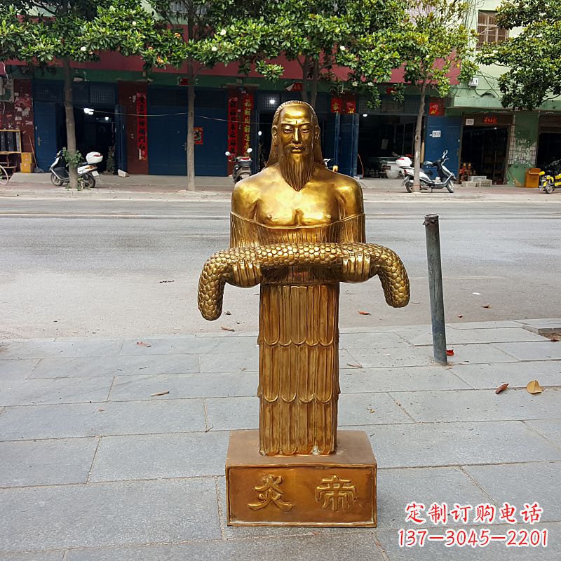 泉州昆仑山神农雕塑像,传承古老艺术