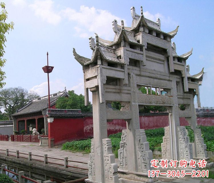 泉州专业大型牌坊石雕制作