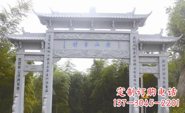 泉州让精美的牌坊雕塑为您打造精美环境