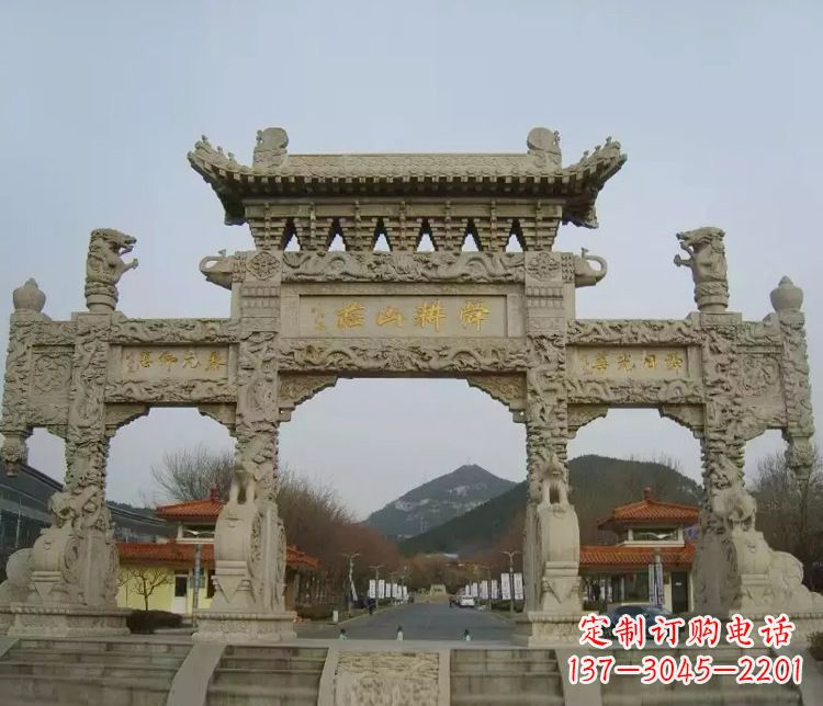 泉州铭刻美好时光,中领雕塑牌坊石雕