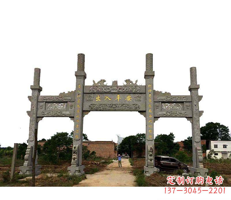 泉州三门牌坊石雕——传承古文化风韵