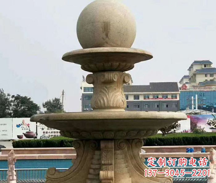 泉州砂岩大型喷泉石雕 (2)