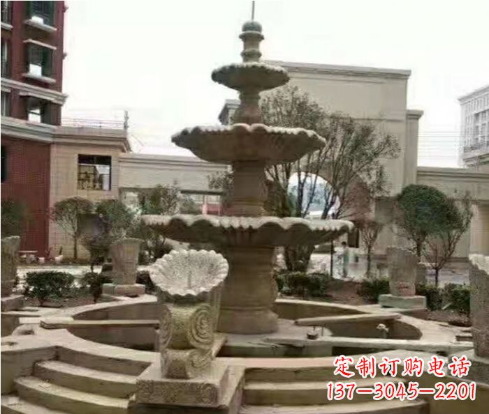泉州高品质砂岩喷泉雕塑