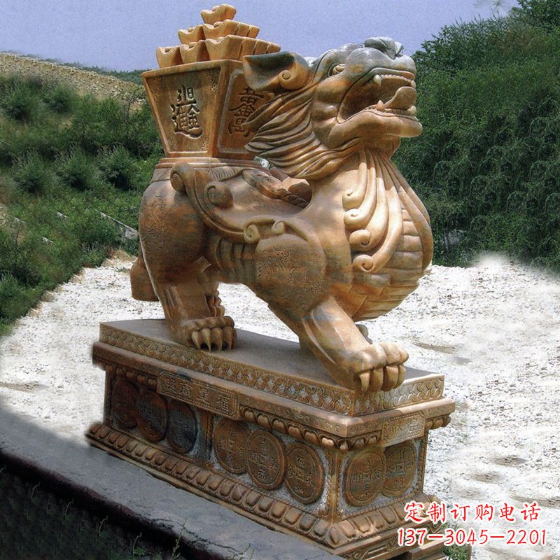 泉州标题:雕刻吉祥传统文化——貔貅石雕