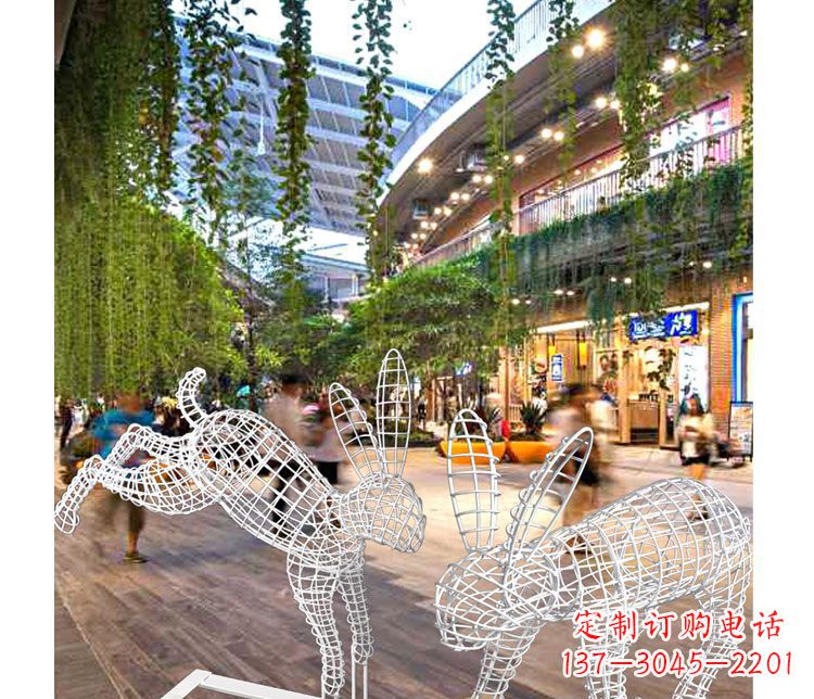 泉州中领雕塑的精致兔子雕塑