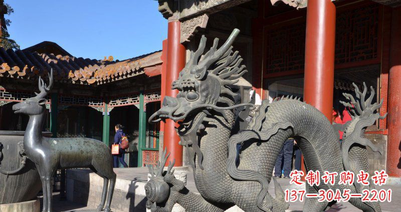 泉州中领雕塑厂家的青铜神龙雕塑,以神龙作为主…