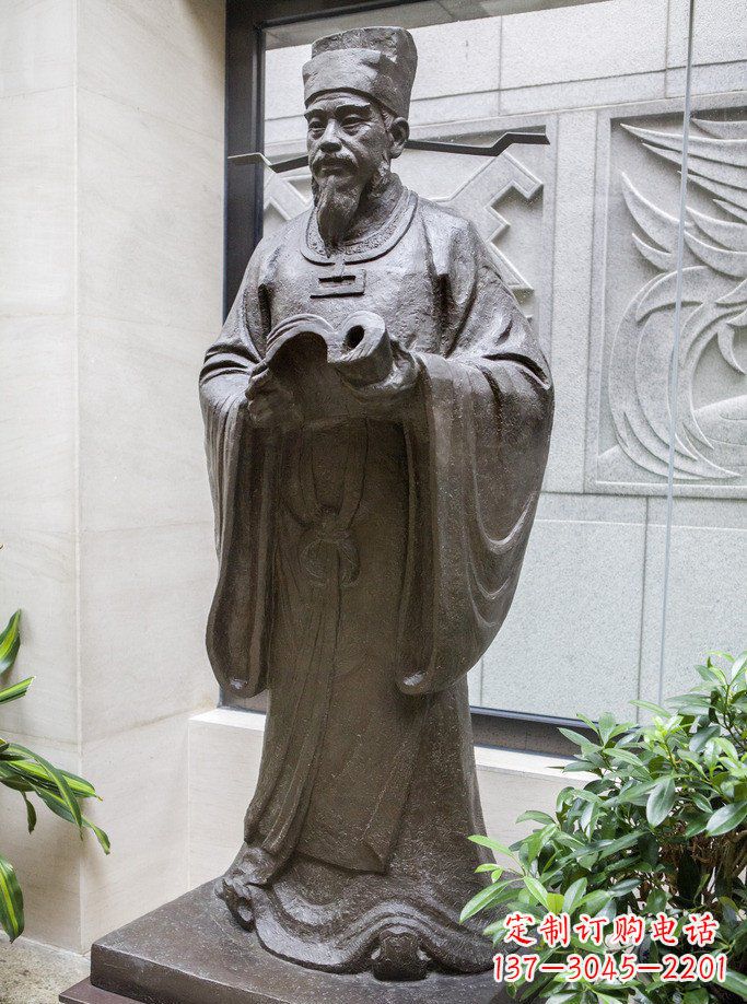 泉州精美沈括古代人物铜雕