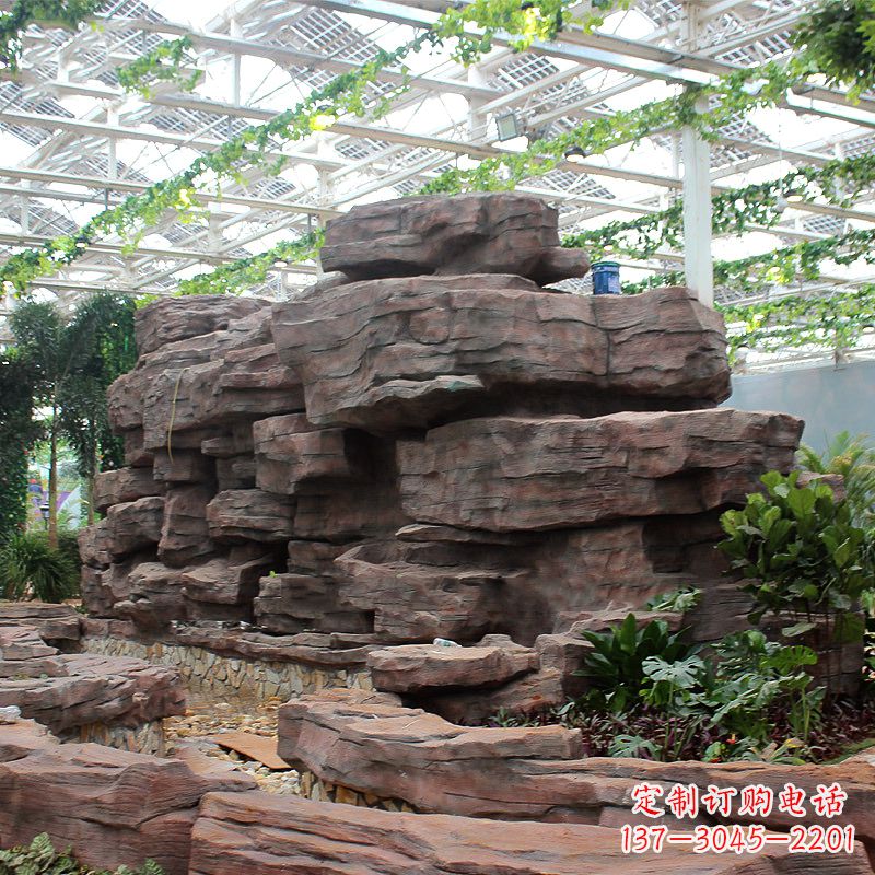 泉州风格独特的假山雕塑,打造精美生态园庭院