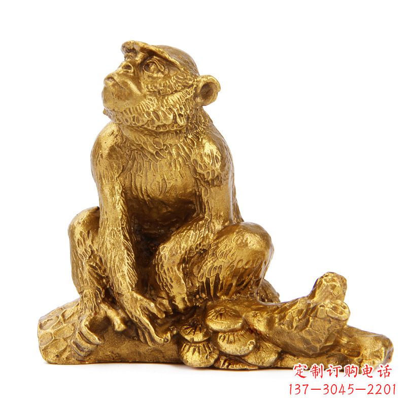 泉州铸铜鎏金动物雕塑,给家居添彩
