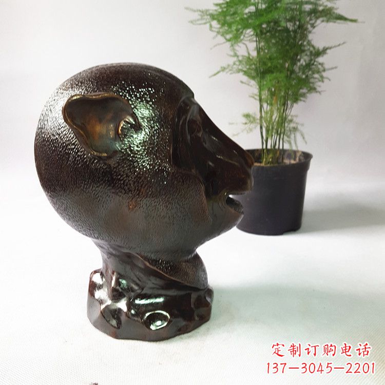 泉州中领雕塑:精美艺术品——猴年生肖铜兽雕塑