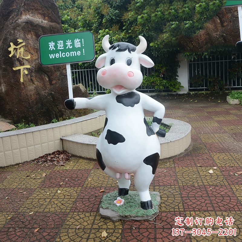 泉州中领雕塑:生肖牛卡通雕塑