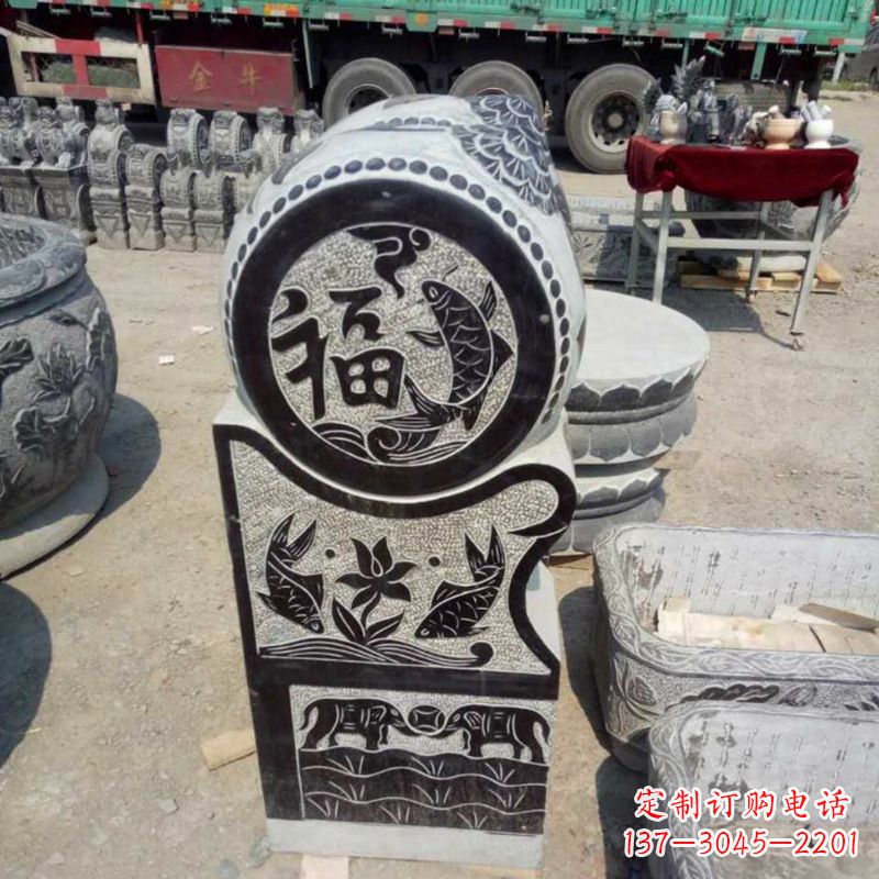 泉州狮子门墩石雕