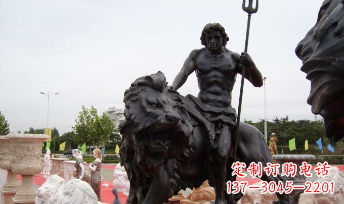 泉州狮子座铜雕:狮子雕塑把你的星座进行升华
