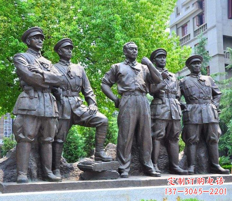 泉州名人元帅铜雕,让你永久记住他们