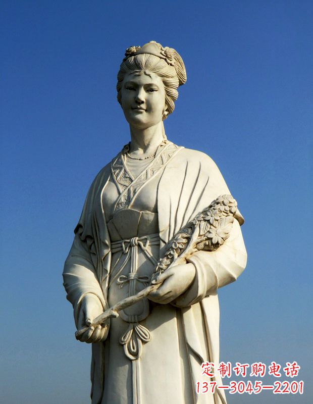 泉州领雕塑:精致雕刻,体现经典美女雕像