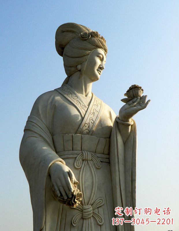 泉州中领雕塑推出的古典美人雕塑,是一个古典美…