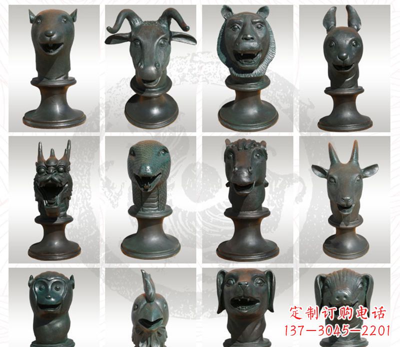 泉州限量版十二生肖铜雕塑