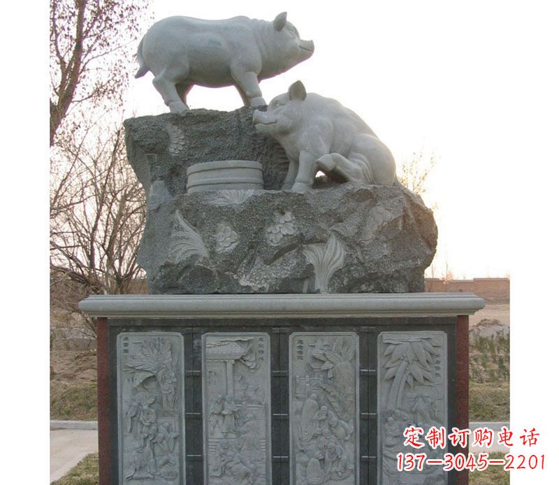 泉州十二生肖猪石雕——质地原生态传承千年文化