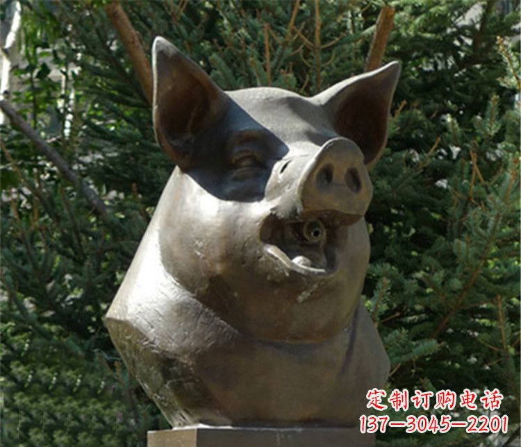 泉州十二生肖猪首铜雕,让你敬佩万年历史的艺术精髓