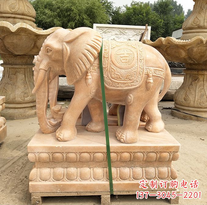 泉州石材石雕大象